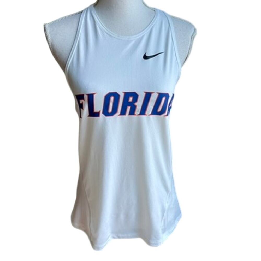 Nike Florida Gators white athletic tank top size M